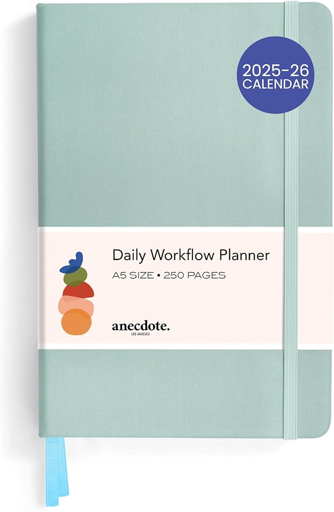 Anecdote 2026 Planner: A Monthly, Weekly & Daily Planner 2026 for Planning Your Success - A5 Size Hardcover Start Anytime and Achieve your Goals - Dutch Blue-CubbioJoy