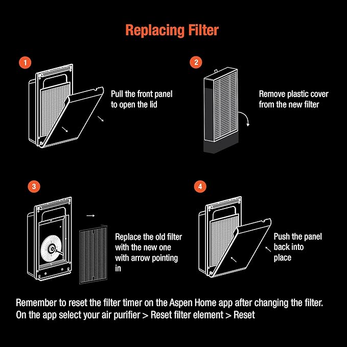 Aspen One Button Air Purifiers for Home, Cleans 1500 SqFt in 50min and 362 SqFt in 12min, HEPA Air Purifier with Automatic and App Control - Filtrate 99.97% of Smoke, Pollen, and more - Gold Oak-CubbioJoy