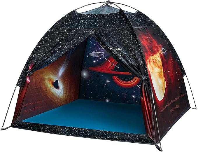 Black Hole Play Tents- Space World Dome Tent Playhouse- Imaginative Play Popup Tent for Outdoor and Indoor Fun-Kids Astronaut Space for Boys and Girls- 47" x 47" x 43 "-CubbioJoy