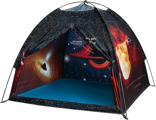 Black Hole Play Tents- Space World Dome Tent Playhouse- Imaginative Play Popup Tent for Outdoor and Indoor Fun-Kids Astronaut Space for Boys and Girls- 47" x 47" x 43 "-CubbioJoy