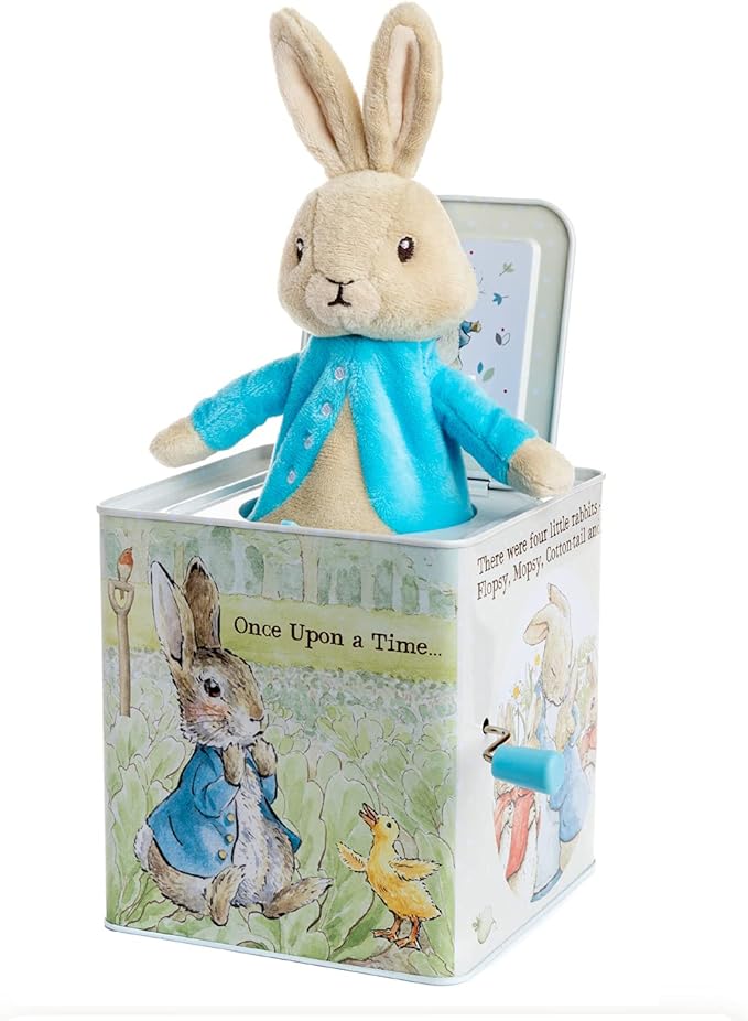 Beatrix Potter Peter Rabbit Jack-in-The-Box, Multi-colored, Standard-CubbioJoy