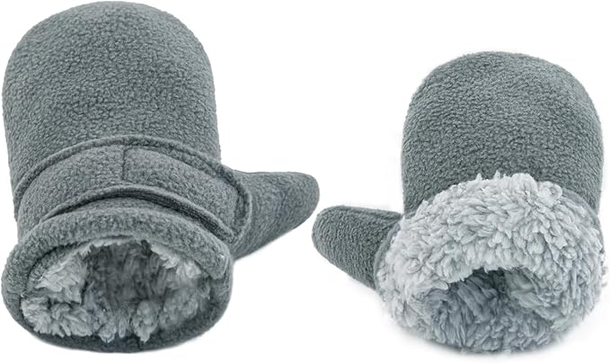 BAVST Baby Toddler Winter Mittens Girls Warm Fleece Lined Gloves Kids Sherpa Lined Mittens for Boys-CubbioJoy
