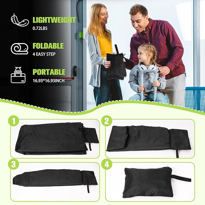 Car Seat Bags For Airplane Travel, Durable Carseat Cover For Air Travel Car Seat Travel Bag with Shoulder Straps and 2pcs Luggage Tags For Airplane-CubbioJoy