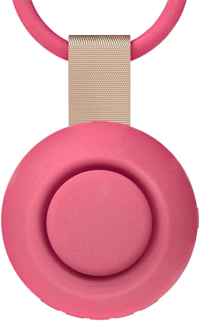 2025 Mom's Choice Awards, Portable Sound Machine for Baby Adult, AI Cry Detection, 18 Soothing Sound, Bluetooth Rechargeable White Noise Machine for Home Travel, Nursery Light, Barbie Pink-CubbioJoy