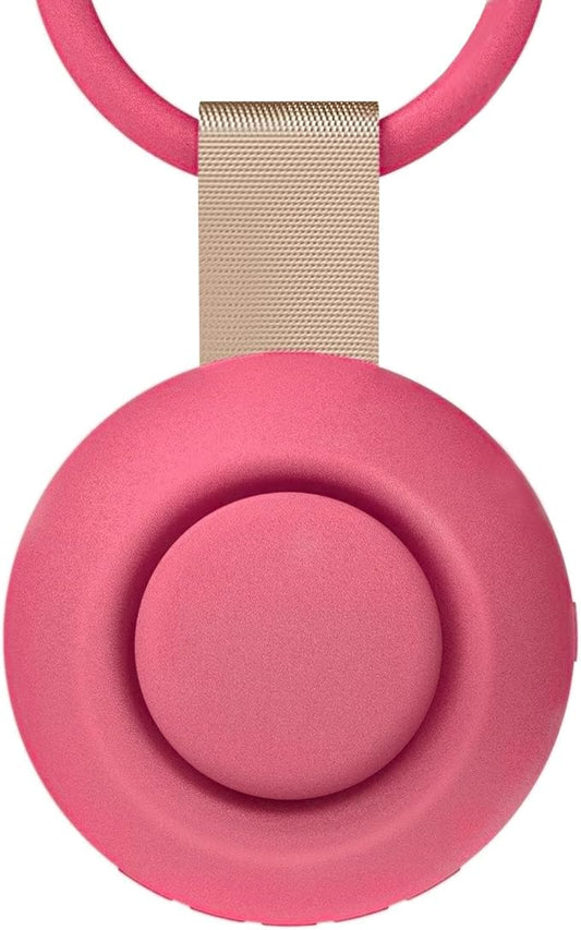 2025 Mom's Choice Awards, Portable Sound Machine for Baby Adult, AI Cry Detection, 18 Soothing Sound, Bluetooth Rechargeable White Noise Machine for Home Travel, Nursery Light, Barbie Pink-CubbioJoy