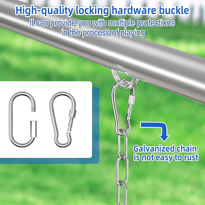 AGPTEK Toddler Swing Set, Heavy Duty Bucket Swing with Adjustable Rope, Toddler Cute Shape with 250 LB and 150 LB Capacity - Blue-CubbioJoy