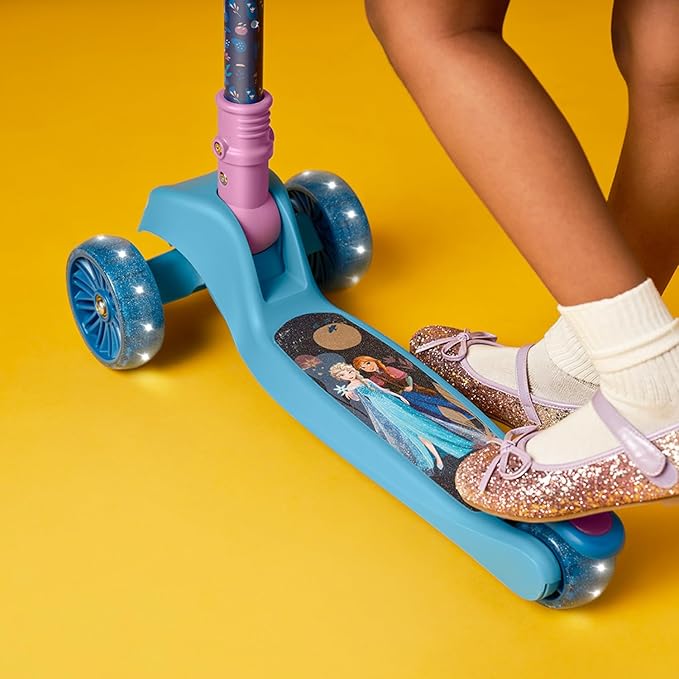 Jetson Character Kids Kick Scooter, LED Lights on Stem & Light-Up Wheels, Lightweight Frame, Height-Adjustable Handlebar, Lean-to-Steer System, Easy-Fold Mechanism-CubbioJoy