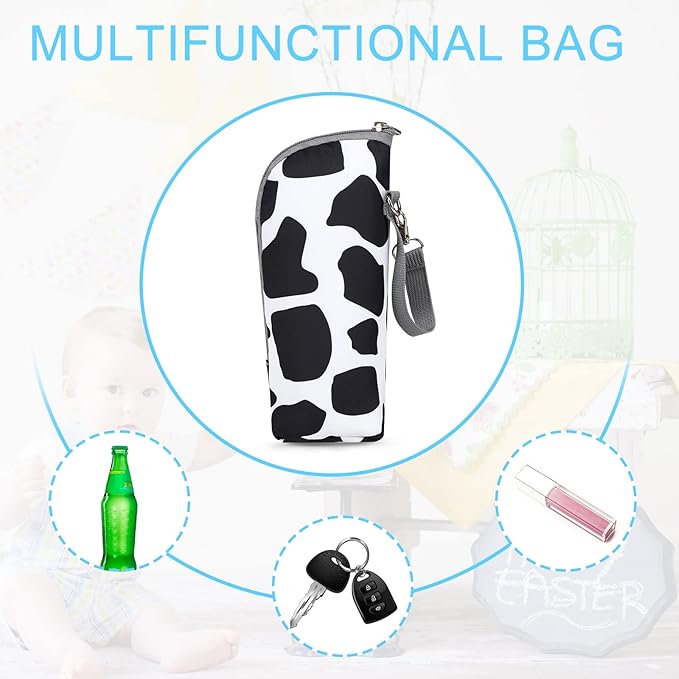 Accmor Baby Bottle Cooler Tote Bags, Insulated Breastmilk Cooler Bag, Nursing Bottle Warmer Bag for Nursing Mom Daycare Travel-CubbioJoy