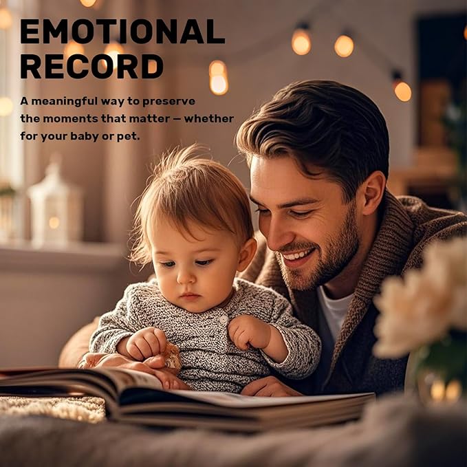 2-Pack Inkless Baby Hand and Footprint Kit with Mess-Free Ink Pad – Baby Safe Ink Pad for Hand, Foot & Paw Prints – Newborn Footprint & Paw Print Kit for Dogs and Cats – 8 Keepsake Art Cards-CubbioJoy