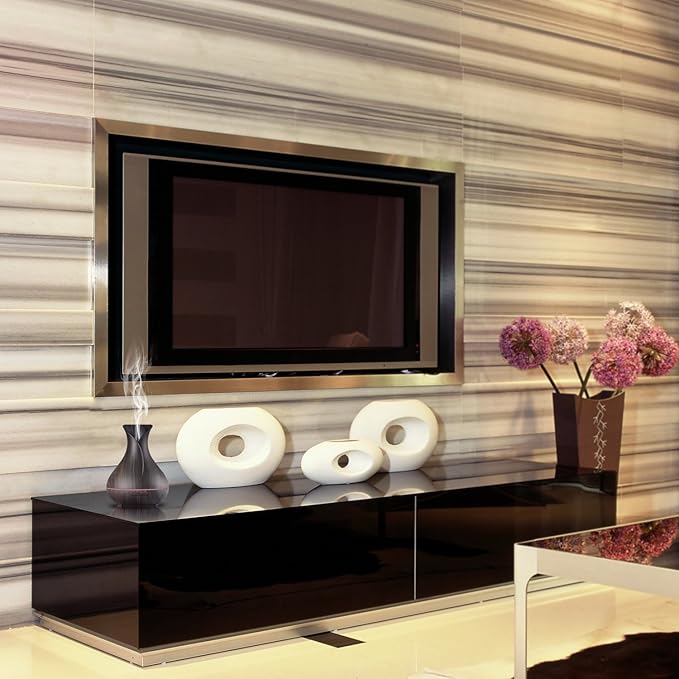 Aroma Essential Oil Diffuser, 400ml Ultrasonic Cool Mist Humidifier with Waterless Auto Shut-Off and Cleaning Kit for Home, Yoga, Office, Spa, Bedroom, Baby Room - Wood Grain-CubbioJoy