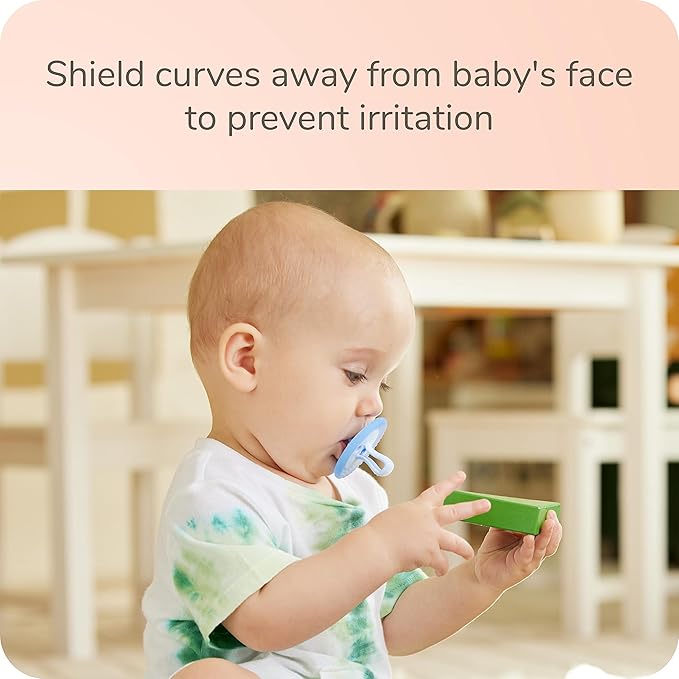 NUK Comfy Duet 100% Silicone Soother 2-in-1 Pacifier and Teether-CubbioJoy