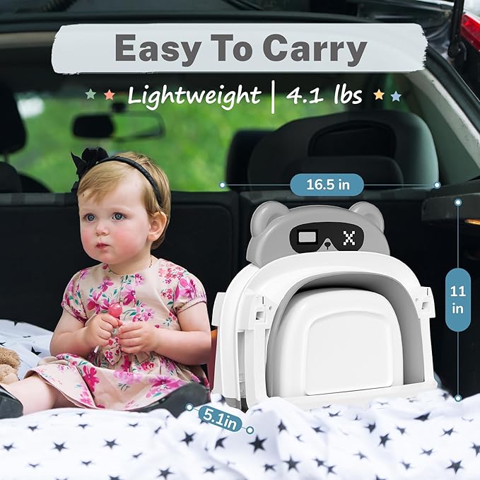 AVIDOR Baby Bathtub,Collapsible Bathtub for Newborn to Toddler,Durable Essential Infant Bath Tub,Portable Travel Baby Tub with Soft Cushion,No-Slip Hanging and Detachable(Grey)-CubbioJoy