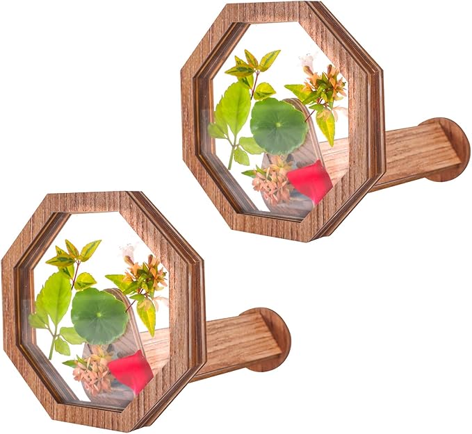 2PCS Natural DIY Kaleidoscope Kit, New Wooden Magic Rotating Kaleidoscope Making Set for Nature Lovers, Best Gift, Outdoor Classic Handmade Education Toys-CubbioJoy