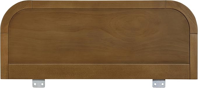 Babyletto Twin/Full Size Guardrail - GREENGUARD Gold Certified Bed Rail for Toddlers - Removable Wooden Baby Bedside Railing Guard for Child Safety & Sleep - Kids/Toddler Bed Rails/Side Guards, Walnut-CubbioJoy