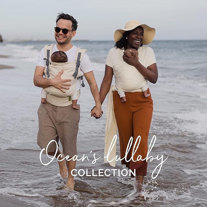 Boba Baby Wrap Carrier – Original Baby Sling Carrier for Newborns (7–35 lbs), Soft, Secure, Hands-Free & Ergonomic, Ideal for Comfortable Bonding, New Parents (Serenity Oat Meadow)-CubbioJoy