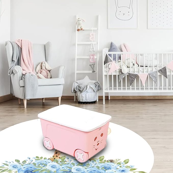 Custom Nursery Crib Bedding Set: Personalized Name 4 Piece Blue Floral Leopard Design Baby Crib Sets for Baby Girls - Toddler Double Layer Blanket Set, Comfortable Crib Bed Sheets for Baby Toddlers-CubbioJoy