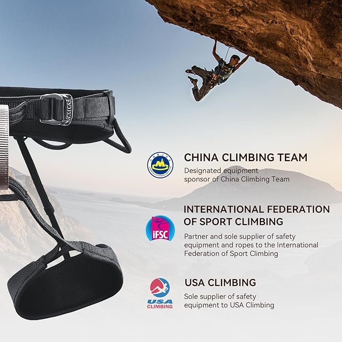 KAILAS Kids Rock Climbing Harness Child Safety Belt Climbing Gear Adjustable Lightweight Indoor Gyms Beginners Youth-CubbioJoy