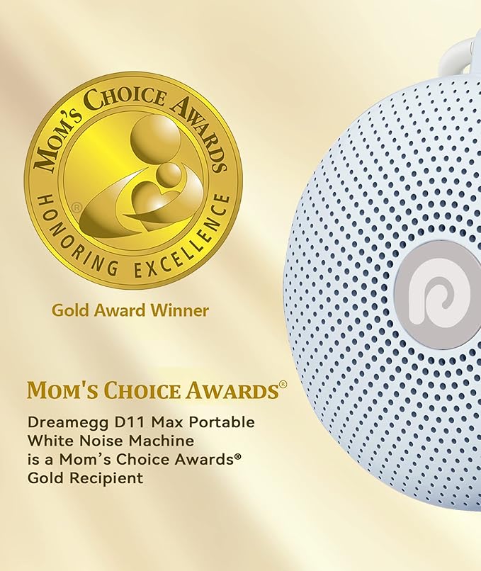 Dreamegg White Noise Machine - Portable Sound Machine for Baby Adult, Features Powerful Battery, 21 Soothing Sound, Noise Canceling for Office & Sleeping, Sound Therapy for Home, Travel(2Light Blue)-CubbioJoy