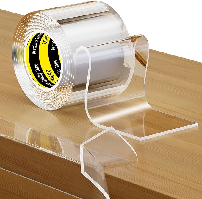 Clear Edge Protector,Safe Corner Protector, Anti-Sharp Edge Protector, for Furniture, Drawers, Tables, Cabinets 2inX3.28FT-CubbioJoy