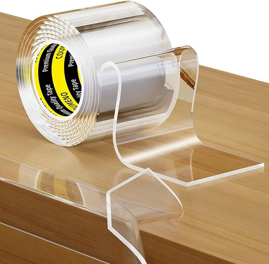 Clear Edge Protector,Safe Corner Protector, Anti-Sharp Edge Protector, for Furniture, Drawers, Tables, Cabinets 2inX3.28FT-CubbioJoy