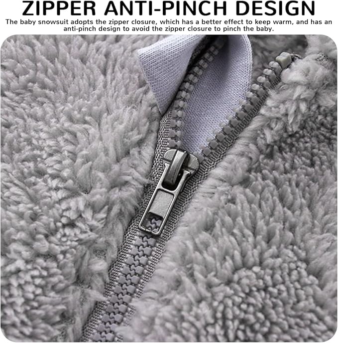 Baby Boy Girl Snowsuit Winter Warm Clothes Coat Infant Jumpsuit Toddler Outfit-CubbioJoy