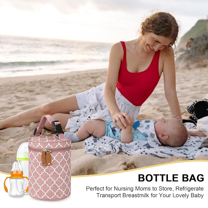 Accmor Breastmilk Cooler Bag, Insulated Baby Bottle Cooler Tote Bags for Nursing Mom Daycare-CubbioJoy