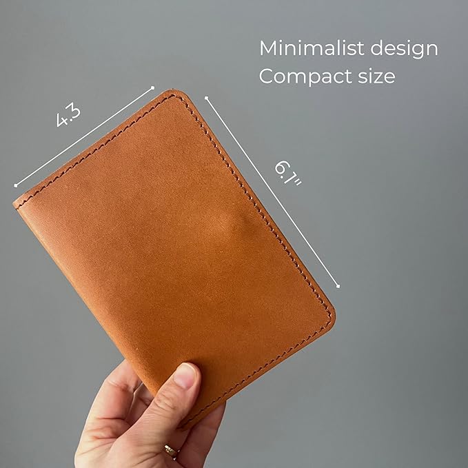 CITYSHEEP Passport Wallet With Airtag Slot - Family Holder for 4 Passports. Tan Color-CubbioJoy