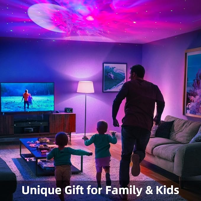 Astronaut Galaxy Projector-Star Projector,Bluetooth Speaker,White Noise, Star and Moon Galaxy Lights for Bedroom with Timer and Remote, Nebula Night Light 360° Adjustable, Starry Space Ceiling Lamp-CubbioJoy
