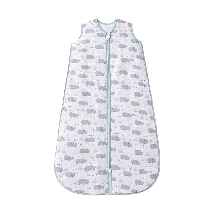 Baby Sleep Sack 2-4 T 95% Rayon from Bamboo 5% Spandex Boys & Girls Wearable Blanket 1.0 TOG Toddler Sleeping Sack 2- Way Zipper X-Large-CubbioJoy