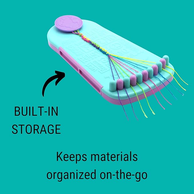 Choose Friendship, My Friendship Bracelet Maker®, an American Original | 20 Pre-Cut Threads - Makes Up to 8 Bracelets | Craft Kit, Kids, Bracelet Making Kit, Jewelry-Making Kit, Gifts for Girls 8-12-CubbioJoy