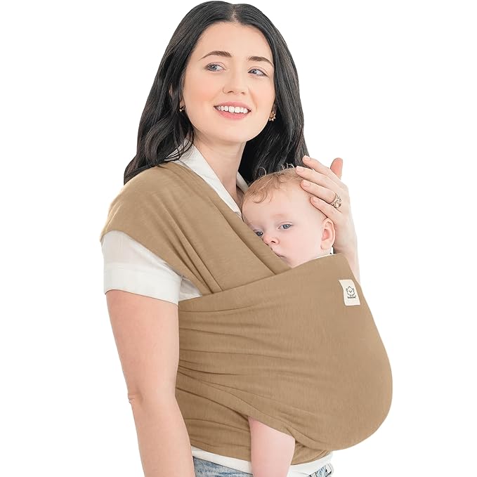 KeaBabies Baby Wrap Carrier - All in 1 Original Baby Carrier Newborn to Toddler Sling, Easy to Wear, Hands Free Bonding, Lightweight, Breathable Infant Wraps (Warm Hearth)-CubbioJoy