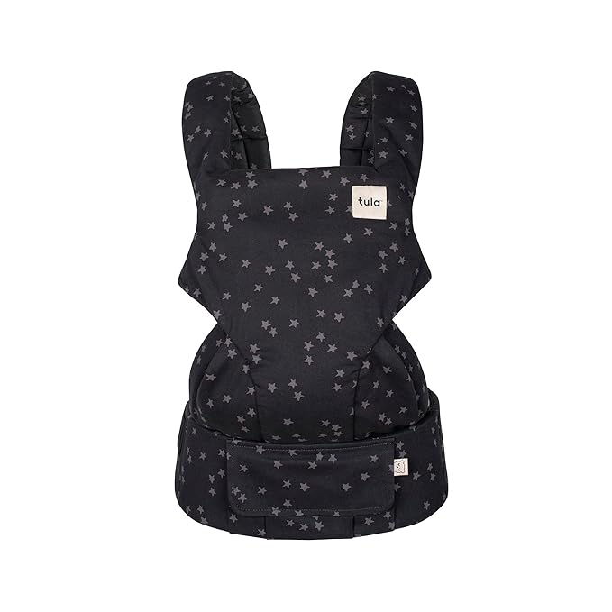 Baby Tula Explore Carriers - Breathable Baby Carrier Newborn to Toddler - Adjustable Toddler Carrier - Multiple Ergonomic Positions Front and Back - Ergonomic Fit for 7-45 lb - Cotton, Discover-CubbioJoy