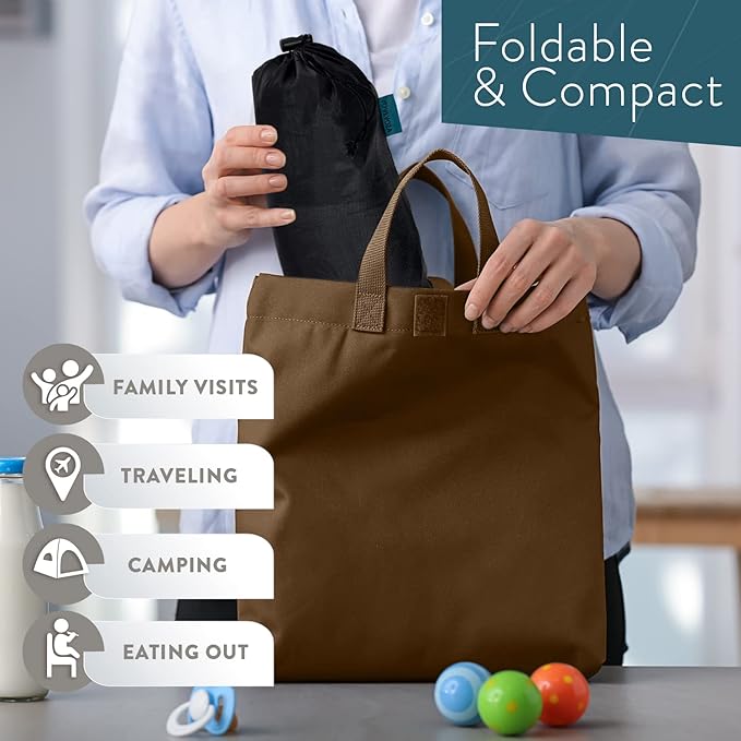 Baby Portable High Chair for Travel | Essential Travel Highchair | Baby Chair Harness-CubbioJoy