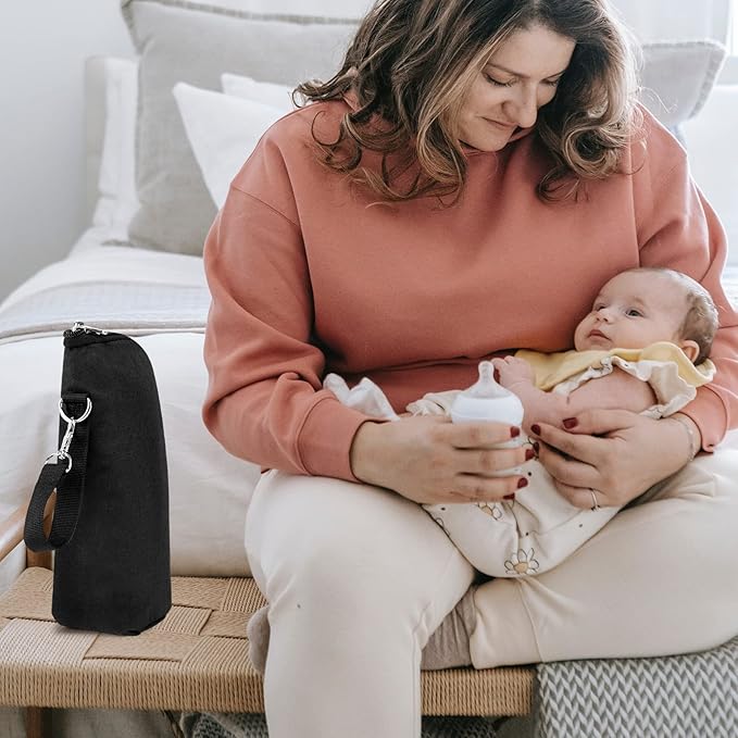 Accmor Baby Bottle Cooler Tote Bags, Insulated Breastmilk Cooler Bag, Nursing Bottle Cooler Warmer Bag for Nursing Mom Daycare Travel-CubbioJoy