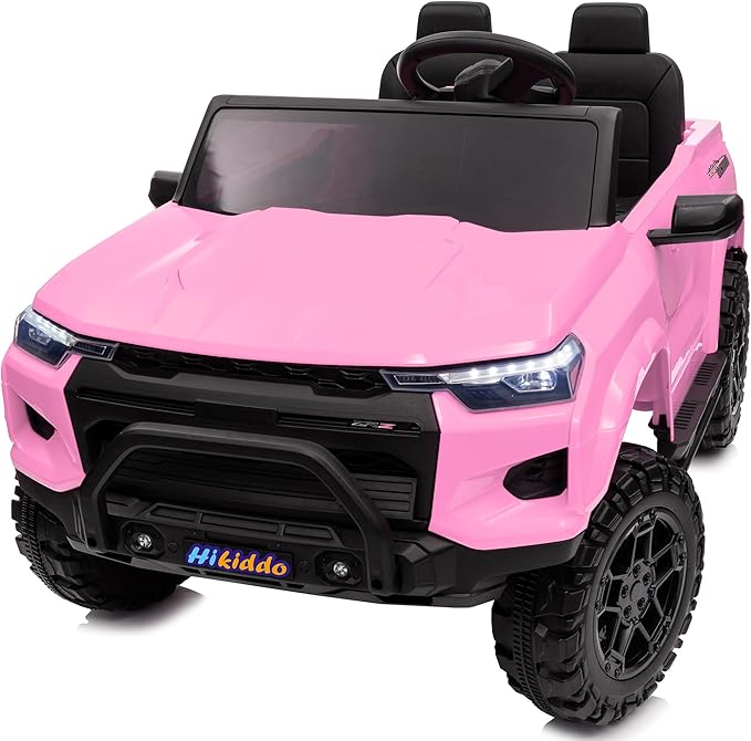 24V 10Ah Ride on Toy for Big Kids, 4WD 2 Seater Electric SUV Kids Car to Drive w/Remote Control, 4x200W Motors - Pink-CubbioJoy