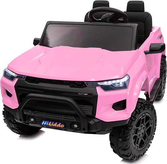 24V 10Ah Ride on Toy for Big Kids, 4WD 2 Seater Electric SUV Kids Car to Drive w/Remote Control, 4x200W Motors - Pink-CubbioJoy