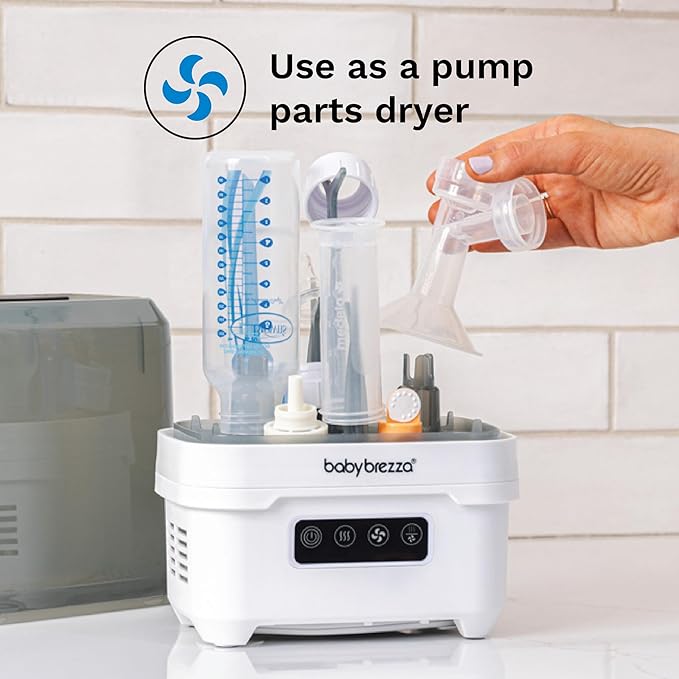Baby Brezza Portable Baby Bottle Sterilizer Dryer for Travel - Mini Sterilizer Fits Bottles, Pump Parts and Accessories-CubbioJoy