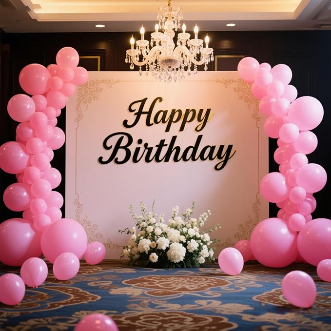 140pcs Pink Round Balloons Different Sizes 18 12 10 5 Inch Latex Balloons for Arch Decoration Party Balloon Kit for Graduation Birthday Party Wedding Balloon Baby Shower Decoration-CubbioJoy