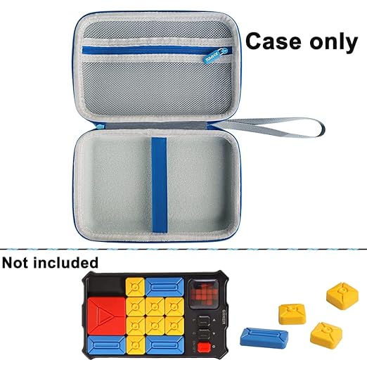 JCHPINE Hard Carrying Case for GiiKER Super Slide Brain Games, Protective Storage Holder for GiiKER Brain Teaser Puzzles Interactive Handheld Game Console Accessories (Blue Case Only)-CubbioJoy