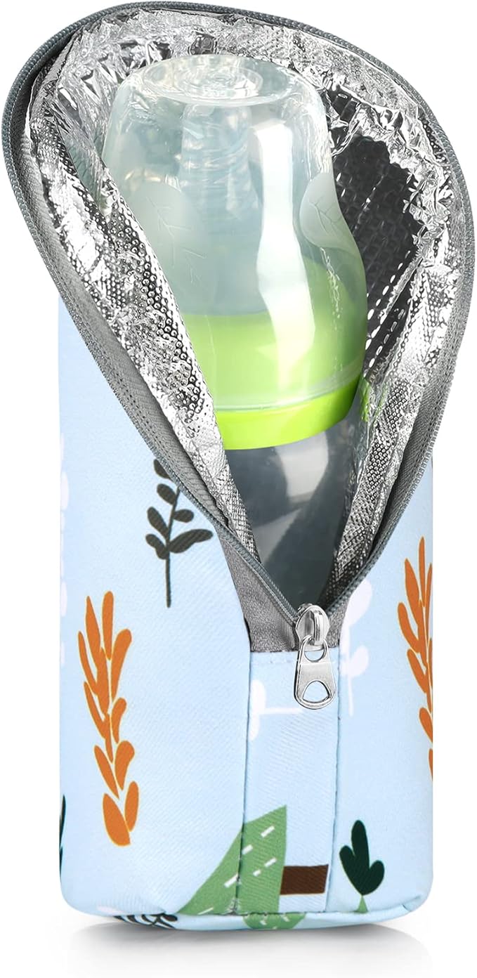 Accmor Baby Bottle Cooler Tote Bags, Insulated Breastmilk Cooler Bag, Nursing Bottle Warmer Bag for Nursing Mom Daycare Travel-CubbioJoy