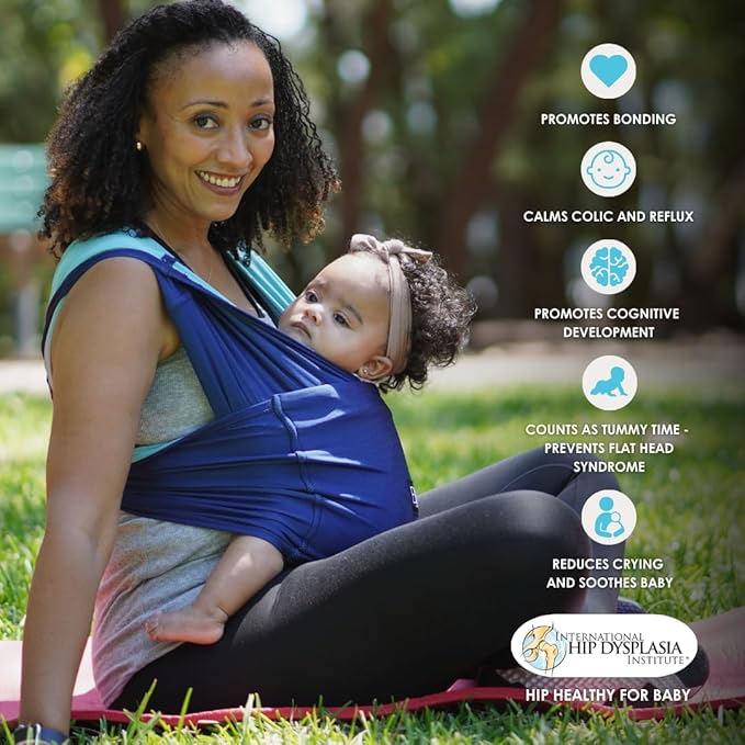 Active Oasis Baby K'tan Baby Carrier Wrap: #1 Easy Pre-Wrapped Baby Sling Gift | Breathable Sport Blend | UVA/UVB Infant Sun Protection | Promotes Safe Hygiene | Newborn up to 35lb (See Size Chart)-CubbioJoy