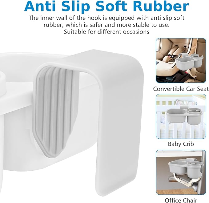 Accmor Child Cup Holder Snack Tray for Convertible Car Seats, Universal Child Cup Holder Compatible with Most Baby Car Seat Models-CubbioJoy