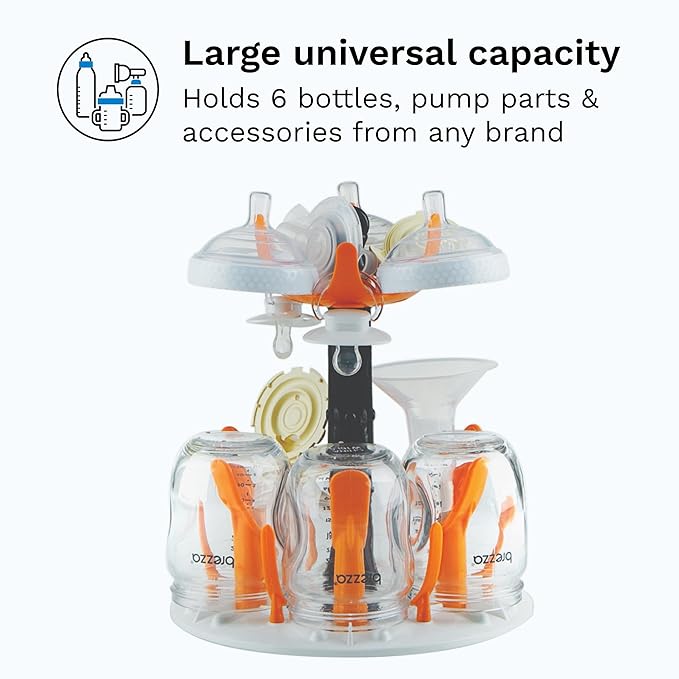 Baby Brezza Baby Bottle Sterilizer and Dryer Machine – Electric Steam Sterilization - Universal Fit - Pacifiers, Glass, Plastic, and Newborn Feeding Bottles-CubbioJoy