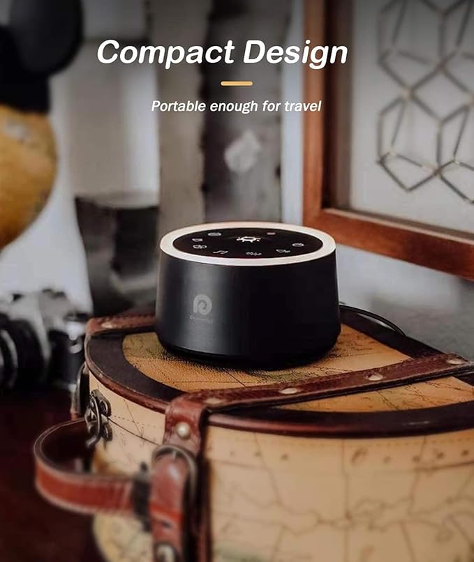 Dreamegg White Noise Machine - Sound Machine for Adult Baby Kid, Noise Machine for Sleeping with 24 Calming Sound, Ambient Nightlight, Continuous or Timer, Loud Sleep Machine for Home Nursery Office-CubbioJoy