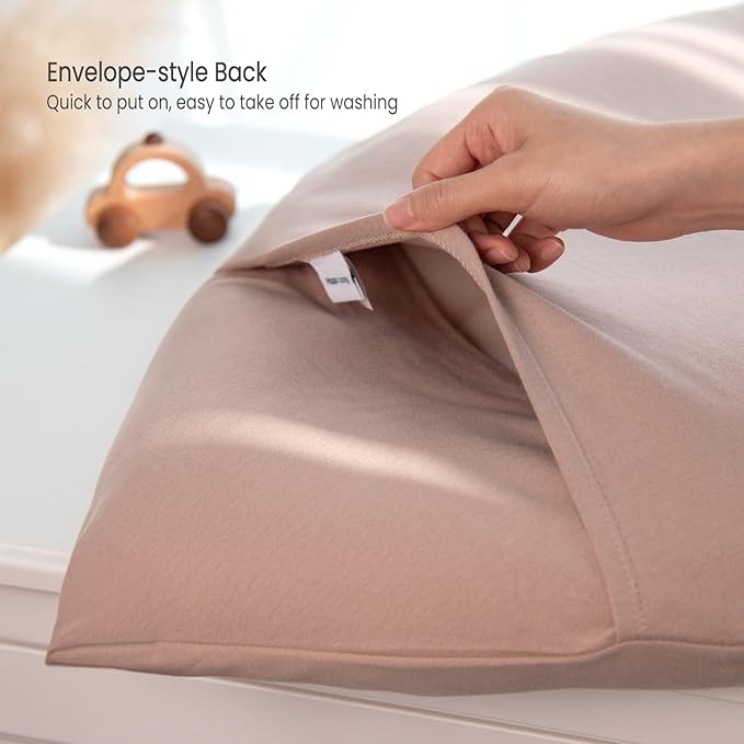 Baby Lounger Cover: Skin-Friendly & Breathable Slipcover for Lounging & Playtime - Snug Fit & Zipper-Free for Safty Daily Homeuse - Must Have for New Parents-CubbioJoy