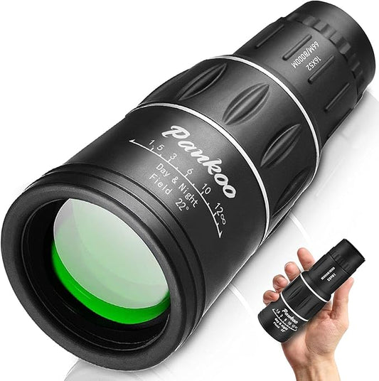 16X52 Monocular Telescope High Powered for Adults, 2023 Power Prism Compact Monoculars for Adults,HD Monocular Scope for Gifts, Outdoor Activity,Bird Watching,Hiking,Concert,Travelling-CubbioJoy
