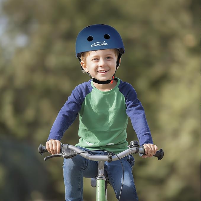 KAMUGO Kids Bike Helmet,Toddler Helmet Adjustable Kids Bicycle Helmet Girls Or Boys Ages 2-8/8-14 Years Old Multi-Sports for Cycling Skateboard Scooter-CubbioJoy