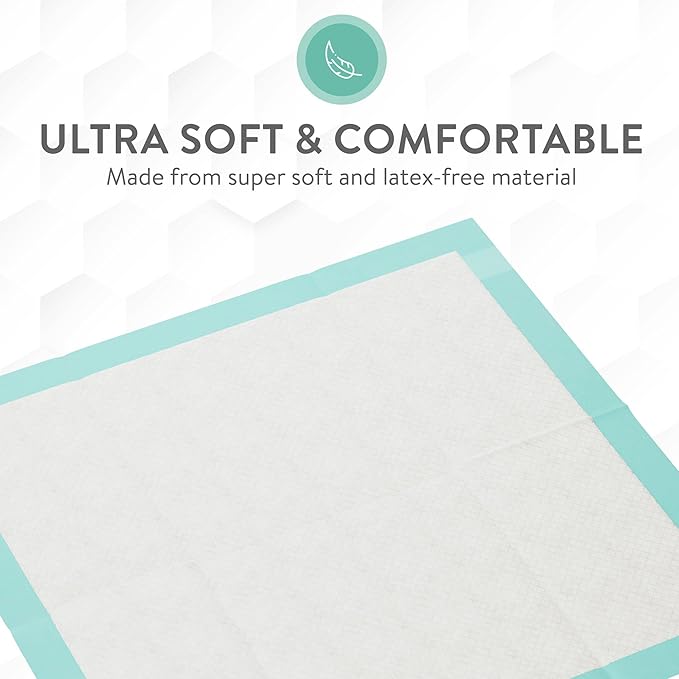Inspire Extra Large Super Absorbent Disposable Bed Pads for Incontinence Ultra Thick and Absorbent Bed Pads Disposable Adult | Puppy Pads | Pee Pads for Adults (36" X 36" Pack of 50 W/ Adhesive)-CubbioJoy