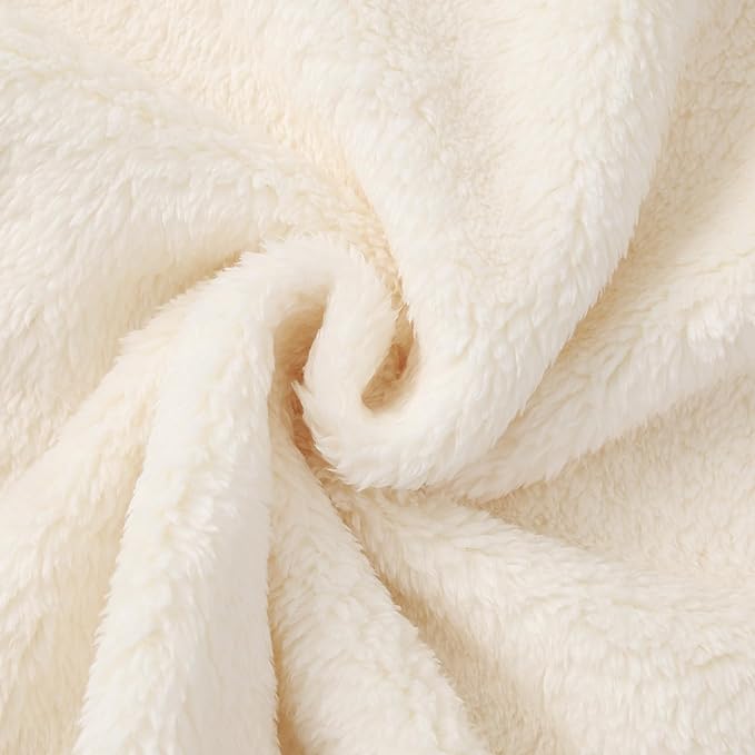 Baby Boys Girls Fleece Vest Zip Up Cute Bear Jackets Fuzzy Fall Winter Warm Clothes Newborn Outwear for Toddler Infant-CubbioJoy