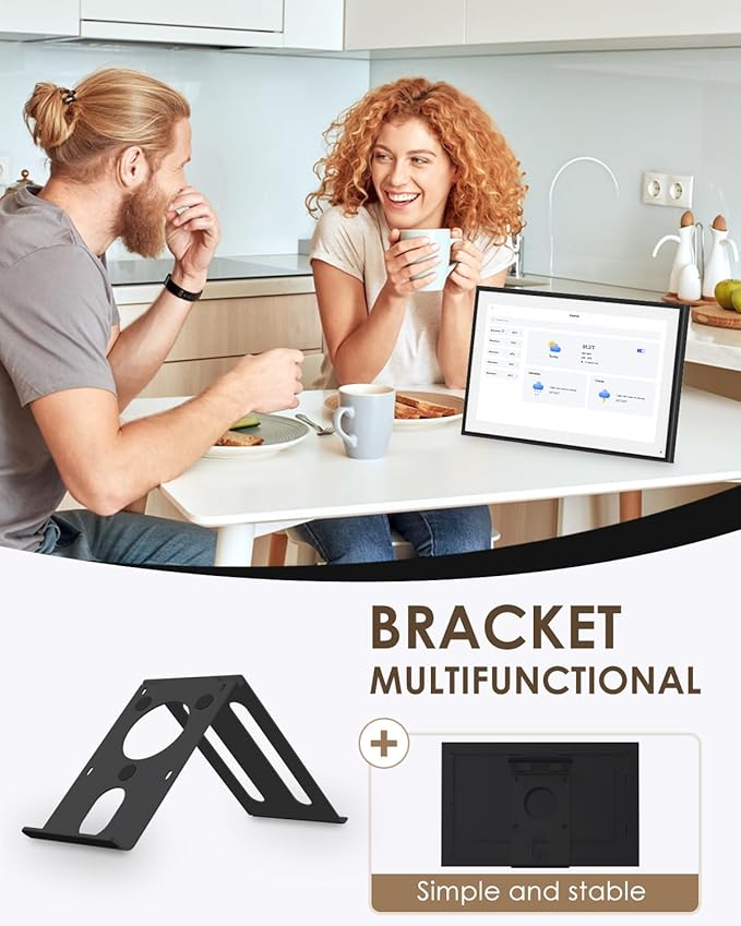 21.5 Inch Digital Calendar, WiFi Smart Electronic Calendar & Chore Chart, 1920 * 1080 IPS Touch Screen HD Display for Family Schedules, Streamline Household Organization, Wall Mount Included-CubbioJoy